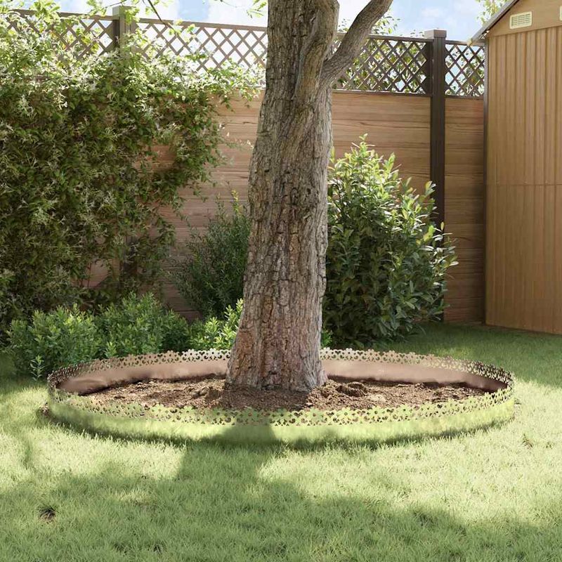 Casa si Gradina - Gradina si terasa - Garduri, panouri si accesorii - Borduri pentru gazon 20 pcs Argintiu 103 x 0,05 x 22 cm - Infinity.ro