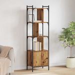 Casa si Gradina - Mobilier - Biblioteci si rafturi - Biblioteci - Biblioteca Lemn Vechi 44,5 x 30 x 154,5 cm Lemn compozit - Infinity.ro