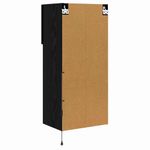 Casa si Gradina - Mobilier - Comode si corpuri - Comode - Sistem de TV montat pe perete Stejar Negru 40,5 x 30 x 90 cm - Infinity.ro