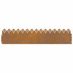 Casa si Gradina - Gradina si terasa - Garduri, panouri si accesorii - Borduri pentru gazon 10 pcs Ruginit 103 x 0,05 x 22 cm - Infinity.ro