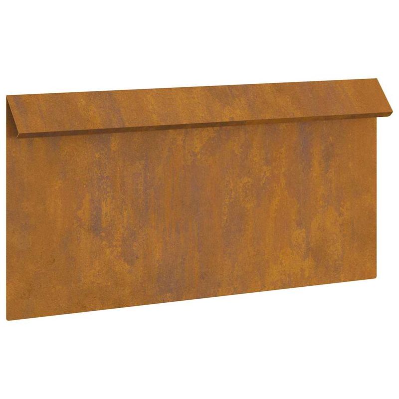 Casa si Gradina - Gradina si terasa - Garduri, panouri si accesorii - Gard pentru melci Ruginit 50 x 3,5 x 25 cm - Infinity.ro