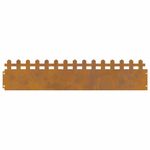 Casa si Gradina - Gradina si terasa - Garduri, panouri si accesorii - Borduri pentru gazon 10 pcs Ruginit 103 x 0,05 x 22 cm - Infinity.ro