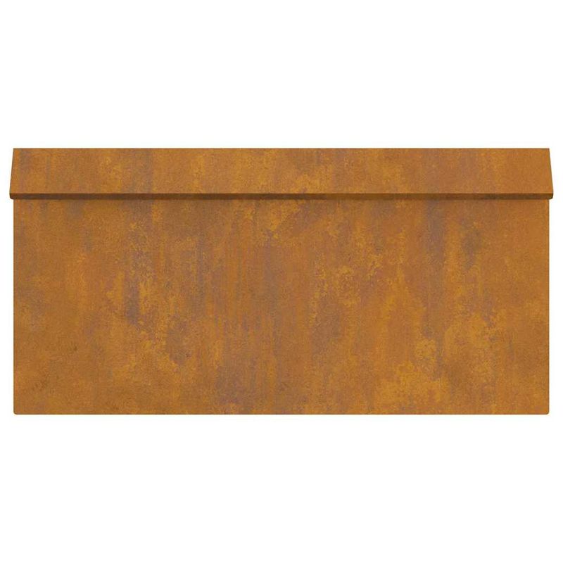 Casa si Gradina - Gradina si terasa - Garduri, panouri si accesorii - Gard pentru melci Ruginit 50 x 3,5 x 25 cm - Infinity.ro