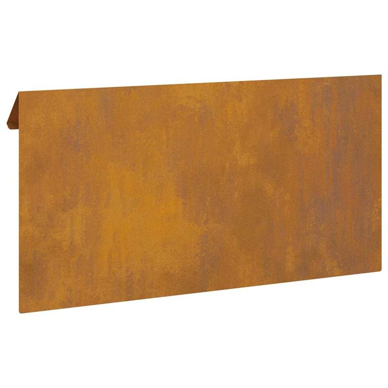 Casa si Gradina - Gradina si terasa - Garduri, panouri si accesorii - Gard pentru melci Ruginit 50 x 3,5 x 25 cm - Infinity.ro