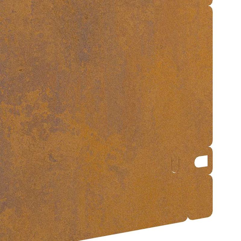 Casa si Gradina - Gradina si terasa - Garduri, panouri si accesorii - Borduri pentru gazon 10 pcs Ruginit 103 x 0,05 x 22 cm - Infinity.ro