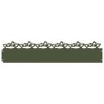 Casa si Gradina - Gradina si terasa - Garduri, panouri si accesorii - Borduri pentru gazon 20 pcs Verde masliniu 103 x 0,05 x 22 cm - Infinity.ro