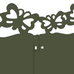 Casa si Gradina - Gradina si terasa - Garduri, panouri si accesorii - Borduri pentru gazon 20 pcs Verde masliniu 103 x 0,05 x 22 cm - Infinity.ro
