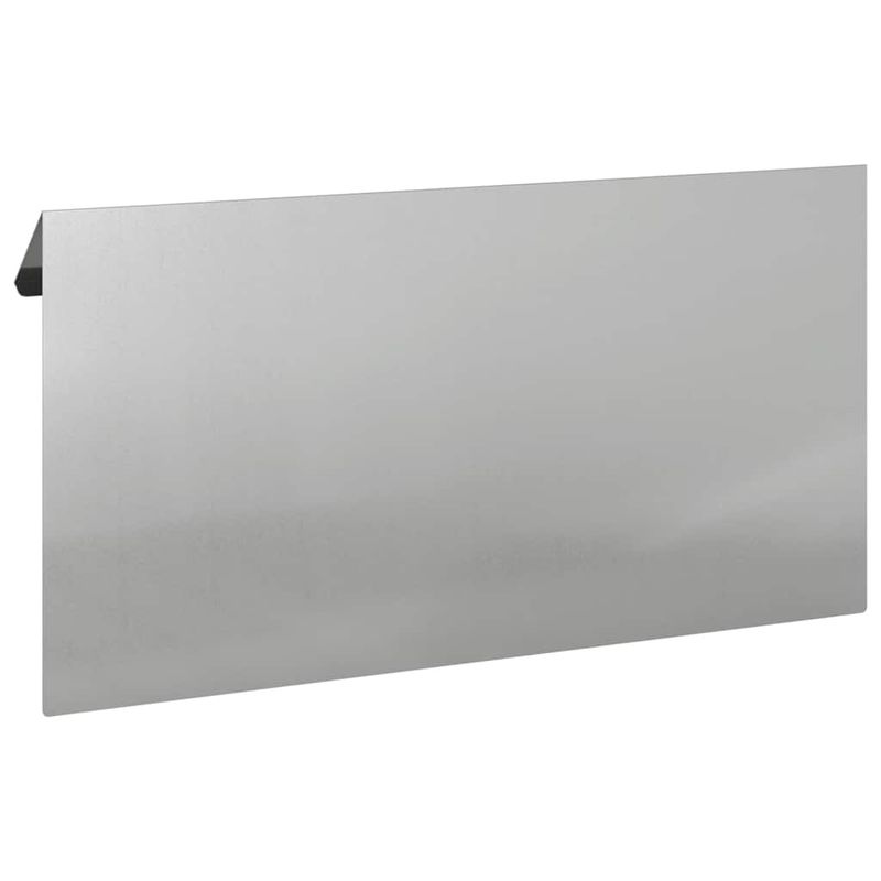 Casa si Gradina - Gradina si terasa - Garduri, panouri si accesorii - Gard pentru melci 4 pcs Argintiu 50 x 3,5 x 25 cm - Infinity.ro