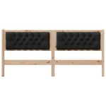 Casa si Gradina - Mobilier - Paturi si accesorii - Accesorii paturi - Tablie cu butoane din cristal, tapitata, gri deschis, 140 cm, catifea - Infinity.ro