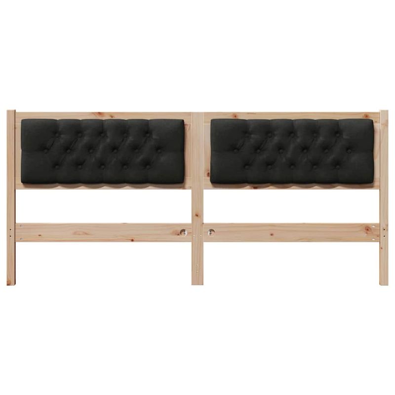 Casa si Gradina - Mobilier - Paturi si accesorii - Accesorii paturi - Tablie cu butoane din cristal, tapitata, gri deschis, 140 cm, catifea - Infinity.ro