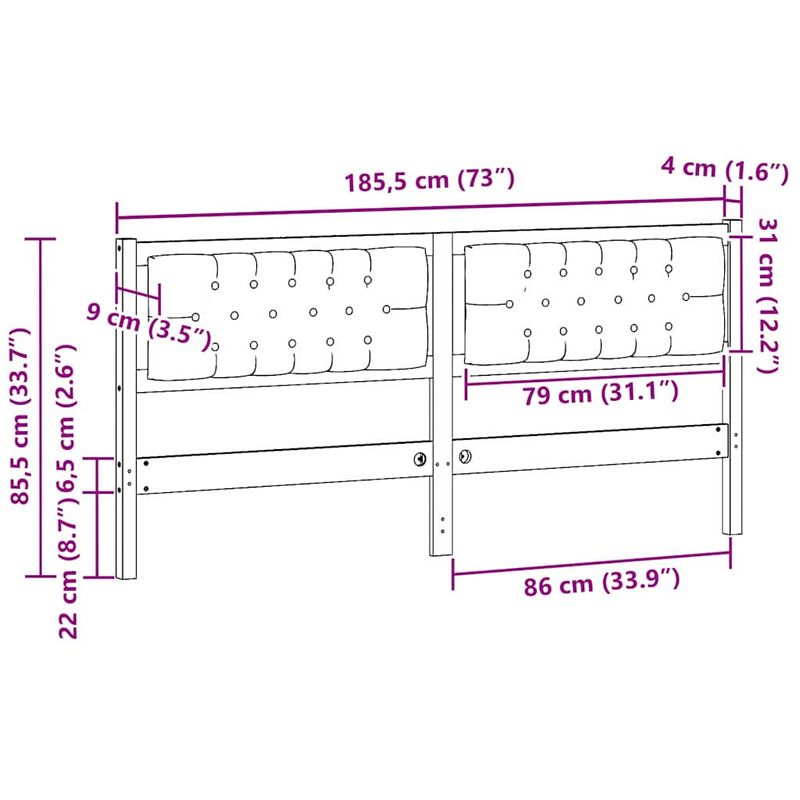 Casa si Gradina - Mobilier - Paturi si accesorii - Accesorii paturi - Tablie cu butoane din cristal, tapitata, gri deschis, 140 cm, catifea - Infinity.ro