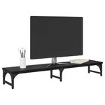 Laptop, Telefoane si Tablete - Laptopuri si accesorii - Accesorii Laptop - Standuri/Coolere notebook - Suport pentru monitor Stejar Negru 105 x 23 x 15,5 cm - Infinity.ro