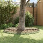 Casa si Gradina - Gradina si terasa - Garduri, panouri si accesorii - Borduri pentru gazon 30 pcs Argintiu 103 x 0,05 x 22 cm - Infinity.ro