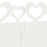 Casa si Gradina - Gradina si terasa - Garduri, panouri si accesorii - Borduri pentru gazon 20 pcs Alb 103 x 0,05 x 22 cm Otel - Infinity.ro