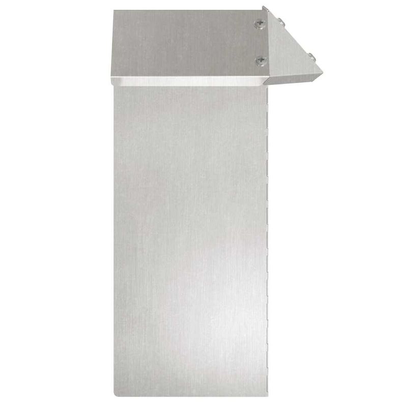 Casa si Gradina - Gradina si terasa - Garduri, panouri si accesorii - Gard pentru melci Argintiu 13,5 x 13,5 x 25 cm Otel inoxidabil - Infinity.ro