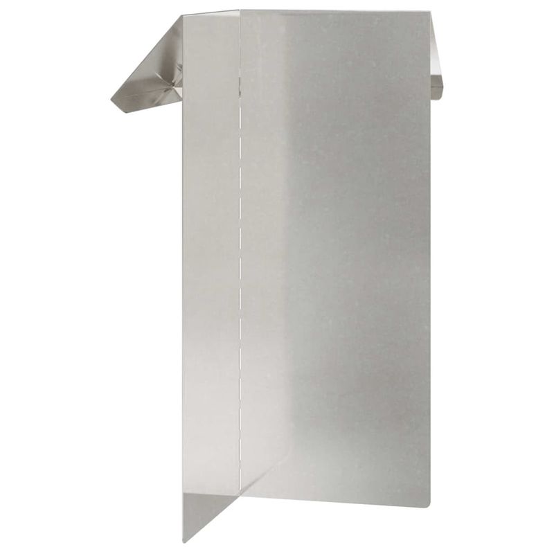 Casa si Gradina - Gradina si terasa - Garduri, panouri si accesorii - Gard pentru melci Argintiu 13,5 x 13,5 x 25 cm Otel inoxidabil - Infinity.ro