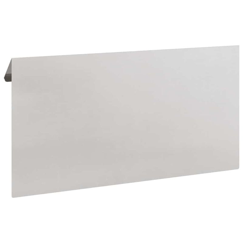 Casa si Gradina - Gradina si terasa - Garduri, panouri si accesorii - Gard pentru melci 16 pcs Argintiu 50 x 3,5 x 25 cm - Infinity.ro