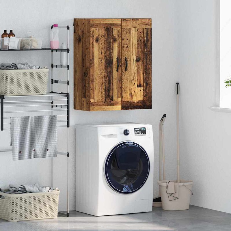 Casa si Gradina - Mobilier - Comode si corpuri - Comode - Dulap montat pe perete Lemn Vechi 69,5 x 34 x 90 cm - Infinity.ro