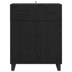 Casa si Gradina - Mobilier - Comode si corpuri - Comode - Bufet cu sertar Stejar Negru 69,5 x 34 x 90 cm Lemn compozit - Infinity.ro