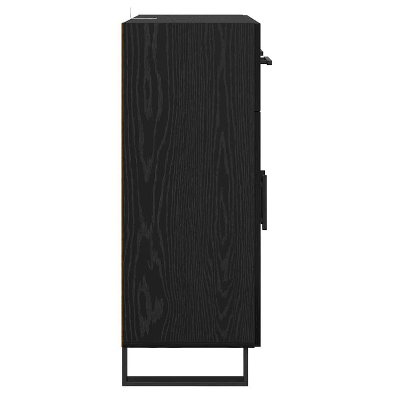Casa si Gradina - Mobilier - Comode si corpuri - Comode - Bufet cu sertar Stejar Negru 69,5 x 34 x 90 cm Lemn compozit - Infinity.ro