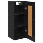 Casa si Gradina - Mobilier - Comode si corpuri - Comode - Dulap montat pe perete Stejar Negru 34,5 x 34 x 90 cm - Infinity.ro