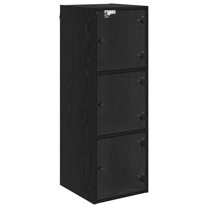 Casa si Gradina - Mobilier - Dulapuri si sifoniere - Dulapuri - Dulap de perete Stejar Negru 35 x 37 x 102 cm Lemn compozit - Infinity.ro
