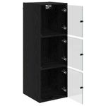 Casa si Gradina - Mobilier - Dulapuri si sifoniere - Dulapuri - Dulap de perete Stejar Negru 35 x 37 x 102 cm Lemn compozit - Infinity.ro