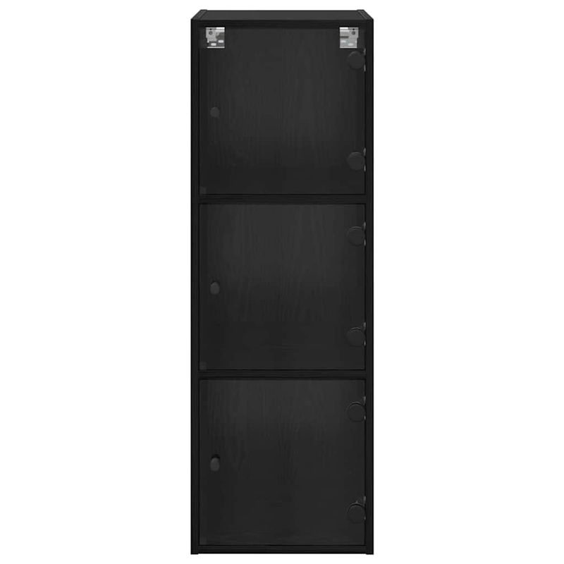 Casa si Gradina - Mobilier - Dulapuri si sifoniere - Dulapuri - Dulap de perete Stejar Negru 35 x 37 x 102 cm Lemn compozit - Infinity.ro