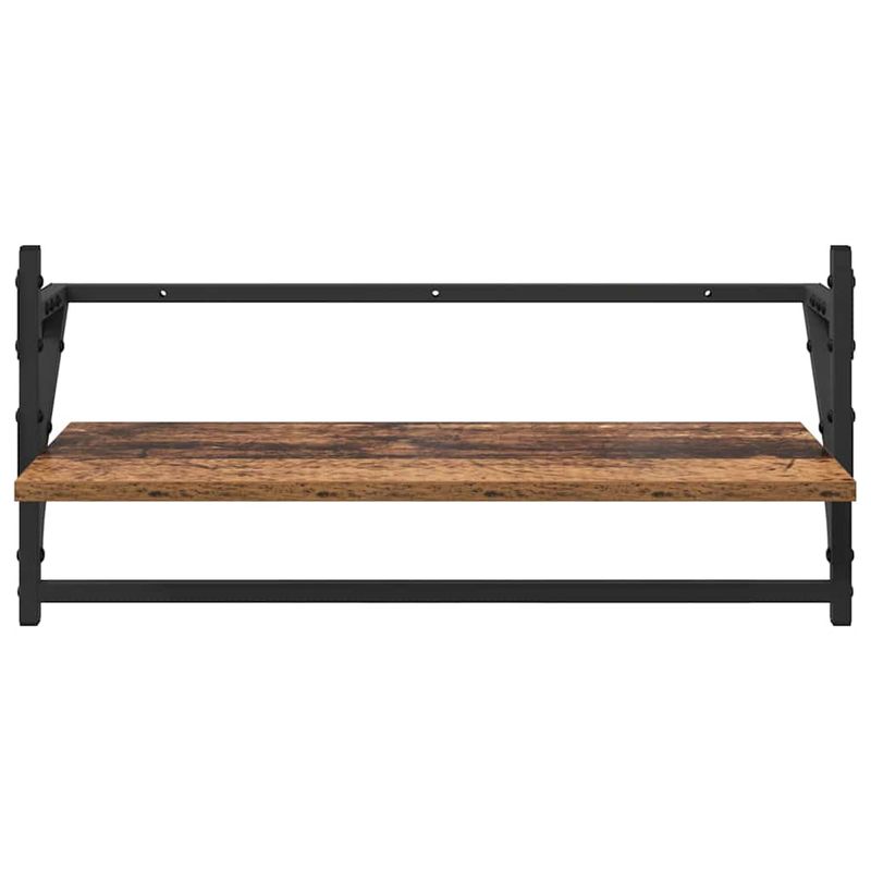 Casa si Gradina - Mobilier - Biblioteci si rafturi - Rafturi - Set rafturi de perete cu raft 6 pcs Lemn Vechi 100 x 25 x 30 cm - Infinity.ro