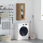 Casa si Gradina - Mobilier - Comode si corpuri - Comode - Dulap montat pe perete Stejar Artizanal 34,5 x 34 x 90 cm - Infinity.ro