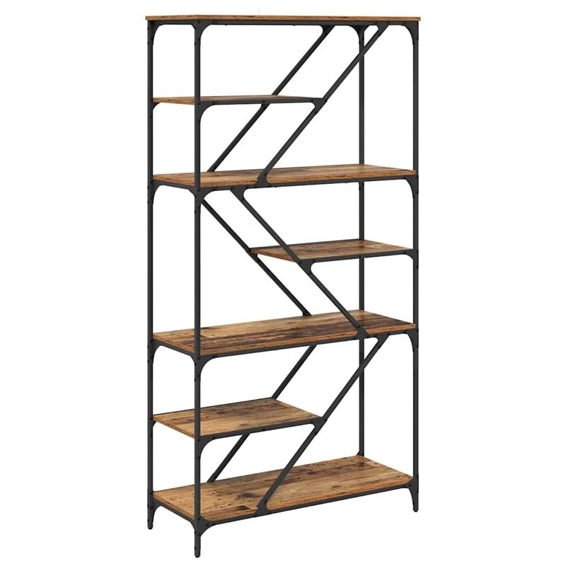 Casa si Gradina - Mobilier - Biblioteci si rafturi - Biblioteci - Raft pentru carti Lemn Vechi 91 x 36 x 176 cm Lemn compozit - Infinity.ro