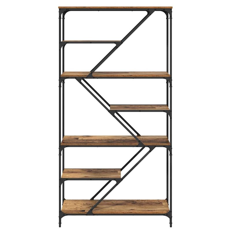 Casa si Gradina - Mobilier - Biblioteci si rafturi - Biblioteci - Raft pentru carti Lemn Vechi 91 x 36 x 176 cm Lemn compozit - Infinity.ro