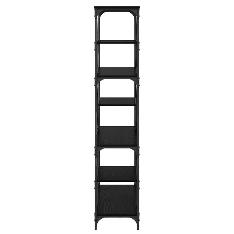 Casa si Gradina - Mobilier - Biblioteci si rafturi - Biblioteci - Raft pentru carti Stejar Negru 91 x 36 x 176 cm Lemn compozit - Infinity.ro