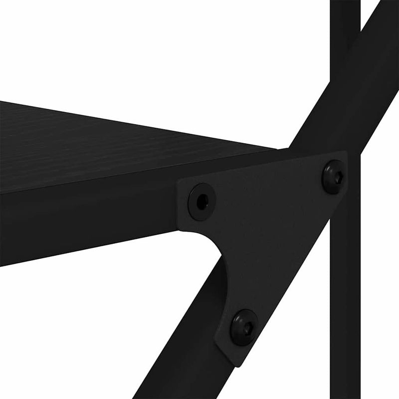 Casa si Gradina - Mobilier - Biblioteci si rafturi - Biblioteci - Raft pentru carti Stejar Negru 91 x 36 x 176 cm Lemn compozit - Infinity.ro