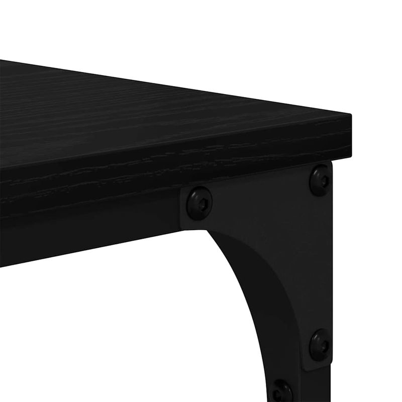 Casa si Gradina - Mobilier - Biblioteci si rafturi - Biblioteci - Raft pentru carti Stejar Negru 91 x 36 x 176 cm Lemn compozit - Infinity.ro
