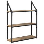 Casa si Gradina - Mobilier - Biblioteci si rafturi - Rafturi - Raft de perete Stejar Artizanal 60 x 21 x 78,5 cm Lemn compozit - Infinity.ro