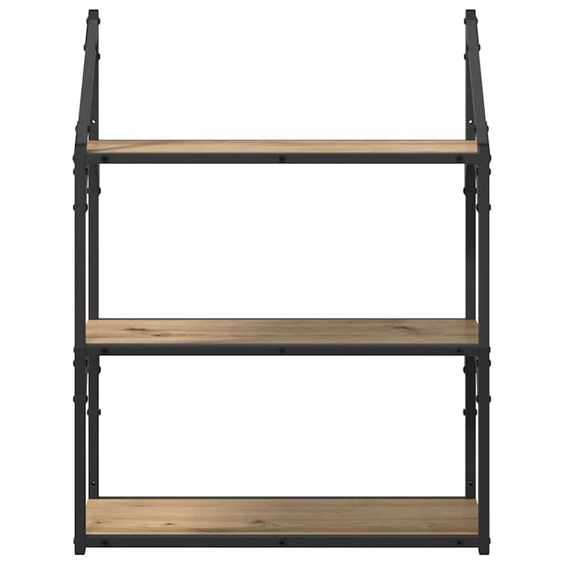 Casa si Gradina - Mobilier - Biblioteci si rafturi - Rafturi - Raft de perete Stejar Artizanal 60 x 21 x 78,5 cm Lemn compozit - Infinity.ro