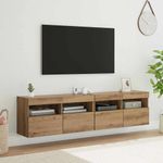 Casa si Gradina - Mobilier - Comode si corpuri - Comode - Dulapuri pentru TV 2 pcs Stejar Artizanal 80 x 30 x 40 cm - Infinity.ro