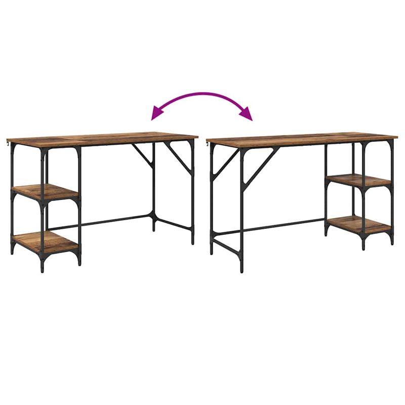 Casa si Gradina - Mobilier - Mese si birouri - Birouri - Birou Lemn Vechi 120 x 50 x 75 cm Lemn compozit - Infinity.ro