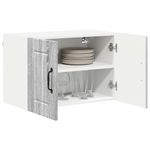 Casa si Gradina - Mobilier - Comode si corpuri - Corpuri bucatarie - Dulap suspendat de bucatarie cu raft Gri Sonoma 60 x 31 x 40 cm - Infinity.ro