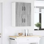 Casa si Gradina - Mobilier - Comode si corpuri - Corpuri bucatarie - Dulap suspendat de bucatarie cu raft Gri Sonoma 60 x 31 x 40 cm - Infinity.ro
