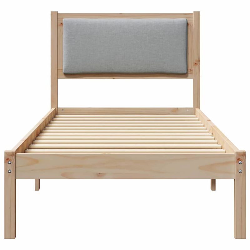 Casa si Gradina - Mobilier - Paturi si accesorii - Paturi - Cadru de pat Gri deschis 80 x 200 cm Lemn de pin masiv - Infinity.ro