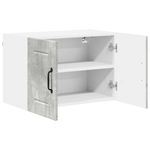 Casa si Gradina - Mobilier - Comode si corpuri - Corpuri bucatarie - Dulapuri de perete pentru bucatarie cu raft 2 pcs Gri din beton - Infinity.ro