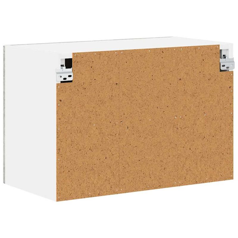 Casa si Gradina - Mobilier - Comode si corpuri - Corpuri bucatarie - Dulapuri de perete pentru bucatarie cu raft 2 pcs Gri din beton - Infinity.ro