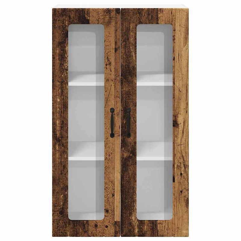 Casa si Gradina - Mobilier - Comode si corpuri - Corpuri bucatarie - Dulap suspendat de bucatarie cu usa Lemn Vechi 60 x 31 x 100 cm - Infinity.ro