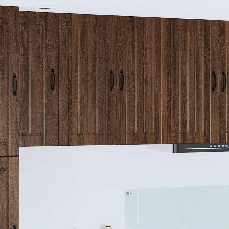 Casa si Gradina - Mobilier - Comode si corpuri - Corpuri bucatarie - Dulap de bucatarie Stejar inchis 80 x 31 x 80 cm Lemn compozit - Infinity.ro