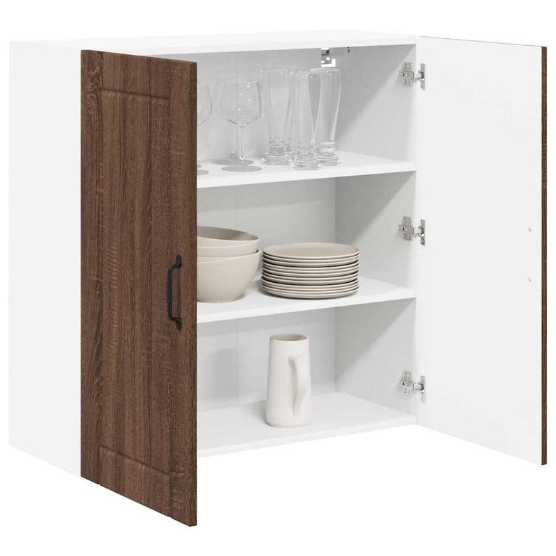 Casa si Gradina - Mobilier - Comode si corpuri - Corpuri bucatarie - Dulap de bucatarie Stejar inchis 80 x 31 x 80 cm Lemn compozit - Infinity.ro