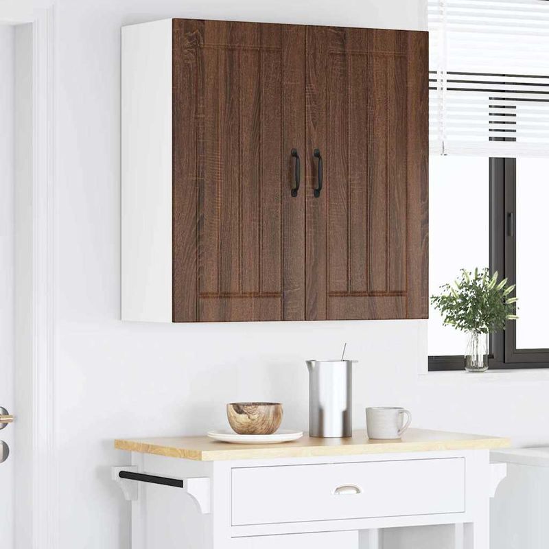 Casa si Gradina - Mobilier - Comode si corpuri - Corpuri bucatarie - Dulap de bucatarie Stejar inchis 80 x 31 x 80 cm Lemn compozit - Infinity.ro