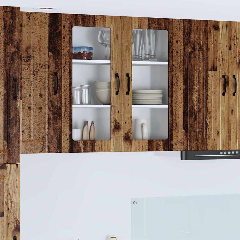 Casa si Gradina - Mobilier - Comode si corpuri - Corpuri bucatarie - Dulap de bucatarie Lemn Vechi 80 x 31 x 80 cm Lemn compozit - Infinity.ro