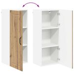 Casa si Gradina - Mobilier - Comode si corpuri - Corpuri bucatarie - Dulap de bucatarie cu raft Stejar Artizanal 40 x 31 x 100 cm - Infinity.ro